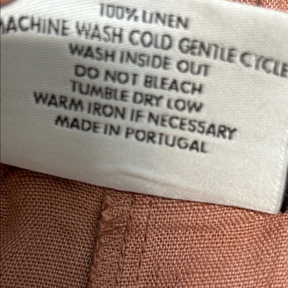 Parachute Linen Shorts In Clay Pink Women’s Size Small - Picture 6 of 7